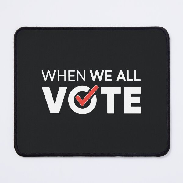 Item preview, V neck, michelle obama, When We All Vote, vote, designed and sold by IrisWheatia.