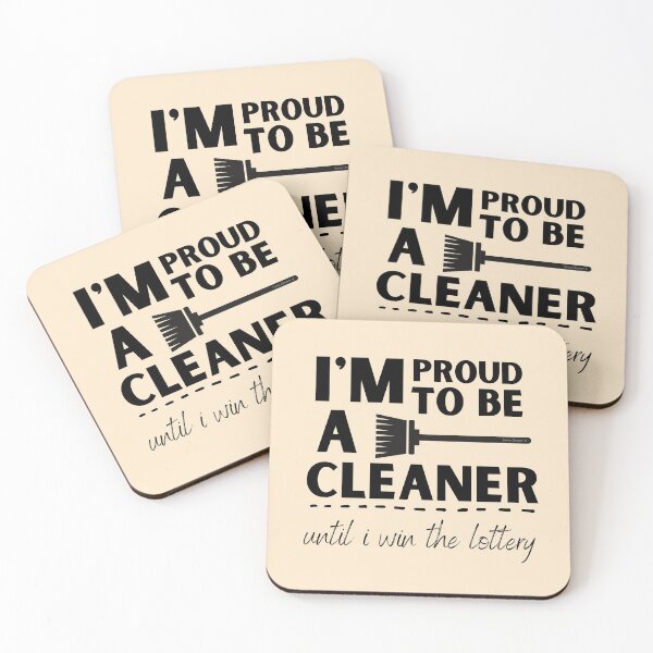 Item preview, I'm Proud to Be a Cleaner Until I Win the Lottery designed and sold by SavvyCleaner.