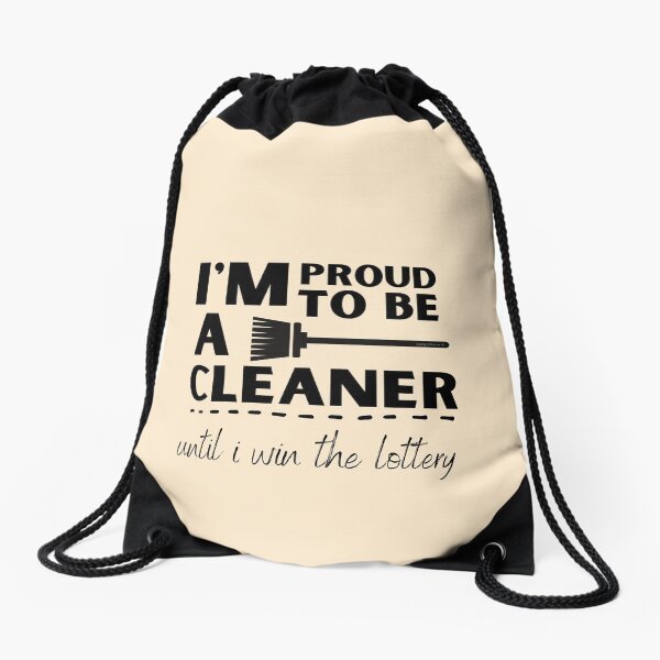Item preview, I'm Proud to Be a Cleaner Until I Win the Lottery designed and sold by SavvyCleaner.