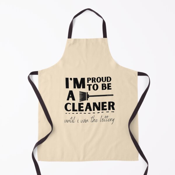 Item preview, I'm Proud to Be a Cleaner Until I Win the Lottery designed and sold by SavvyCleaner.