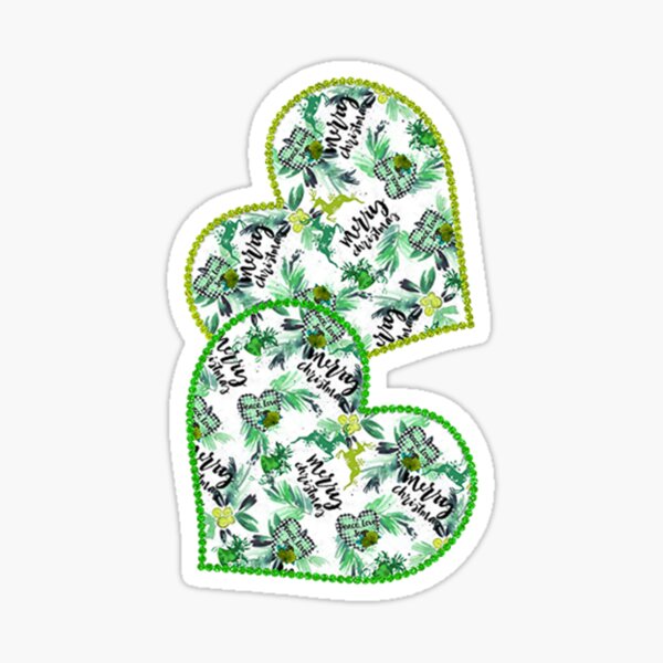 Aperçu de l'œuvre Horloges Motif de Noël de Renne et de Coeurs, 2, Père Noël Mignon festif, Noël Grinch et Plaid, Souvenirs de Noël en Famille créée et vendue par Adri Barnard.