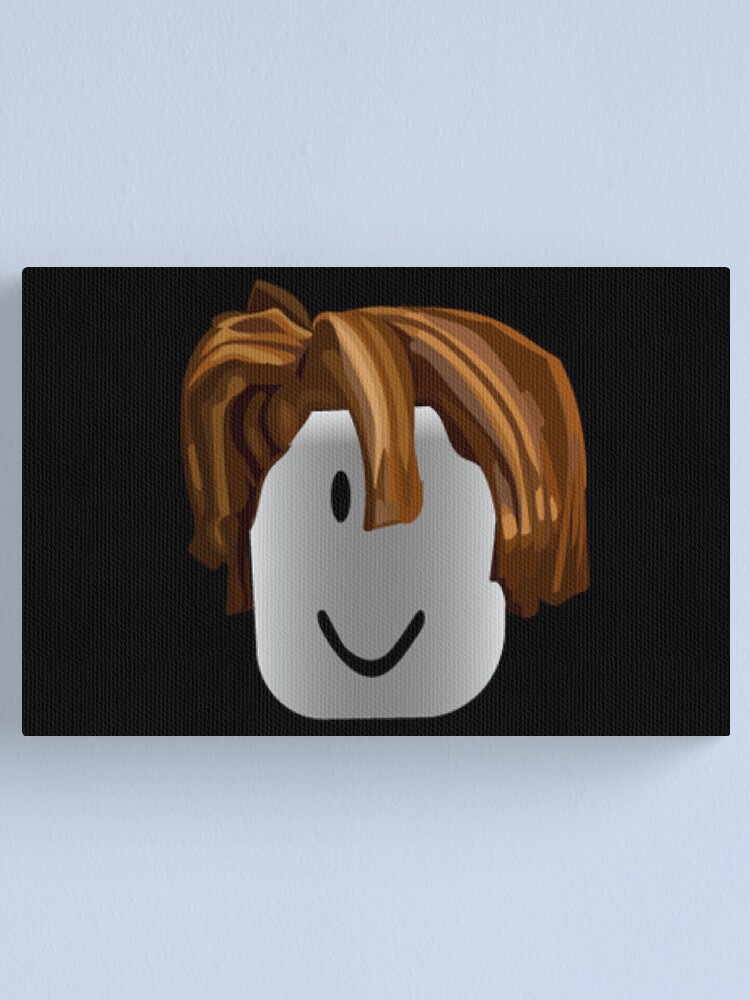 "Roblox Bacon Hair " Canvas Print for Sale by supermario3D1 | Redbubble