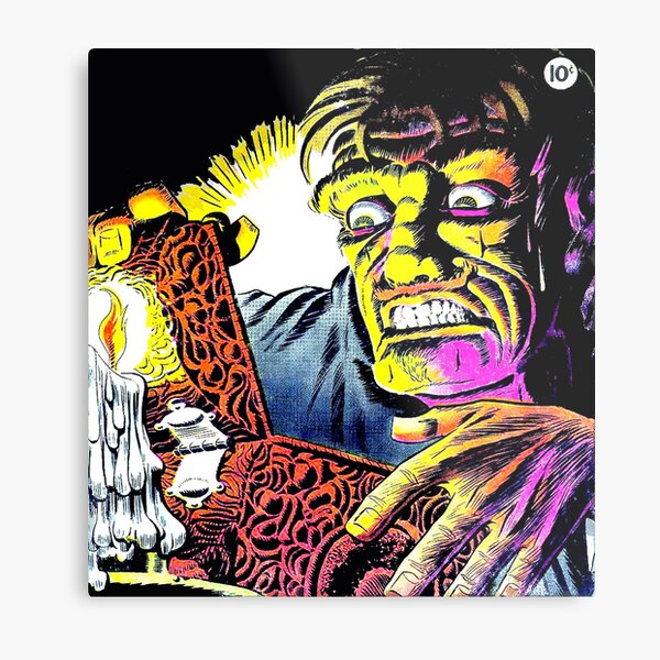 Strange Suspense Stories 22, 1954 cover by Ditko Metal Print