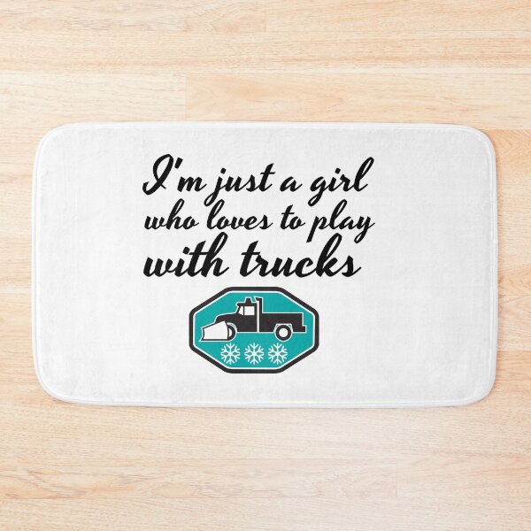 Item preview, I'm just a girl who loves to play with trucks designed and sold by Smileycreation.