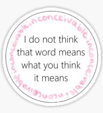 Inconceivable Sticker