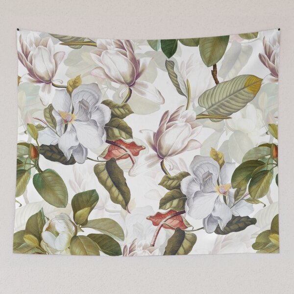 Item preview, Vintage White Magnolia Botanical Garden Nightgarden designed and sold by UtArt.