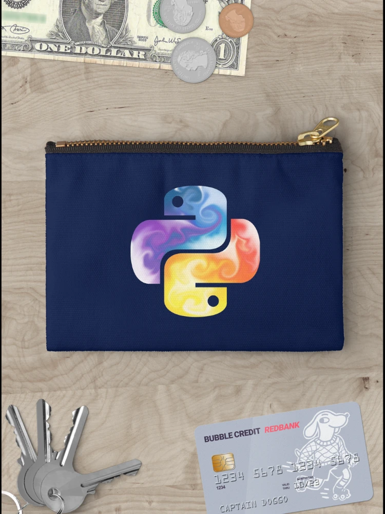 Thumbnail 3 of 4, Zipper Pouch, Python Logo designed and sold by EndlessSunshine.