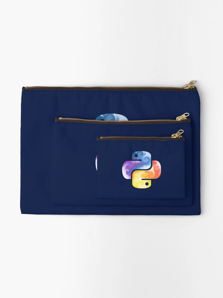Thumbnail 2 of 4, Zipper Pouch, Python Logo designed and sold by EndlessSunshine.