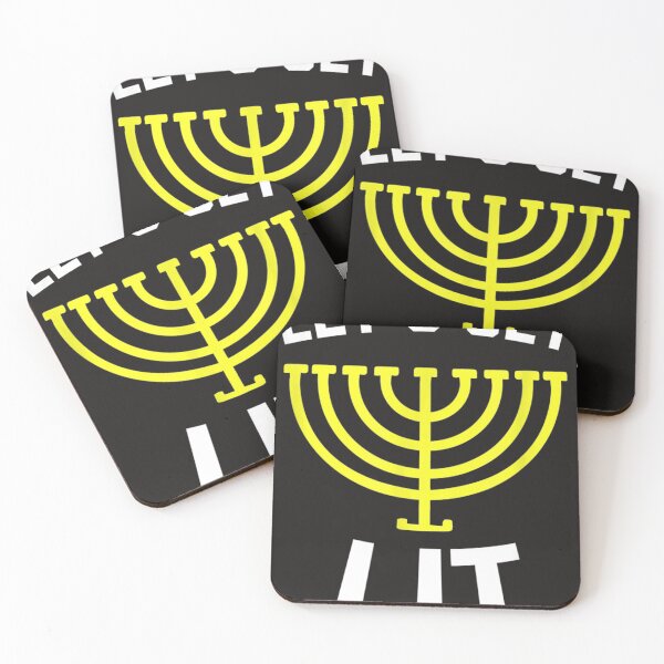 Item preview, Let's Get Lit Jewish - Humor Funny Gift Hanukkah Tee designed and sold by Vonfy.