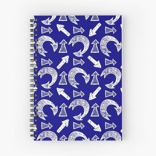 Item preview, Navy Blue hand drawn Arrow Pattern designed and sold by Artystico  ⭐⭐⭐⭐⭐.