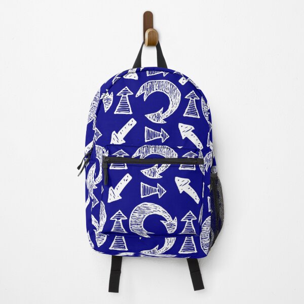 Item preview, Navy Blue hand drawn Arrow Pattern designed and sold by Artystico  ⭐⭐⭐⭐⭐.