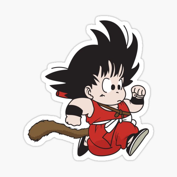 Adesivo Goku Baby Dragon Ball 10cmx15cm Geek Nerd Desenho