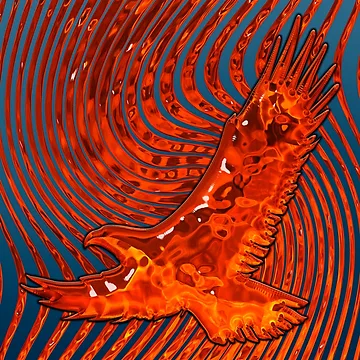 Artwork thumbnail, Flaming Bird Patterns by LRGraphics