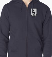 5th Gebirgsjager Division Zipped Hoodie