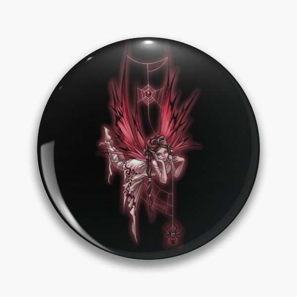 Item preview, Gothic Black and Red Spider Fairy designed and sold by -y2k-.