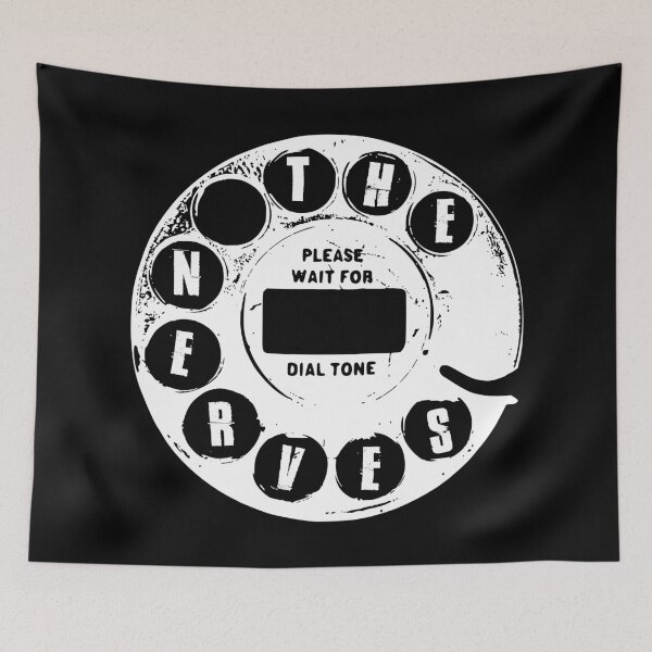 Item preview, The Nerves Telephone - White designed and sold by theoralcollage.