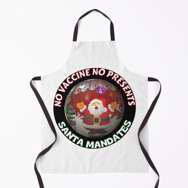 Item preview, No Vaccine No Presents Funny Santa Mandates designed and sold by RGRamsey.
