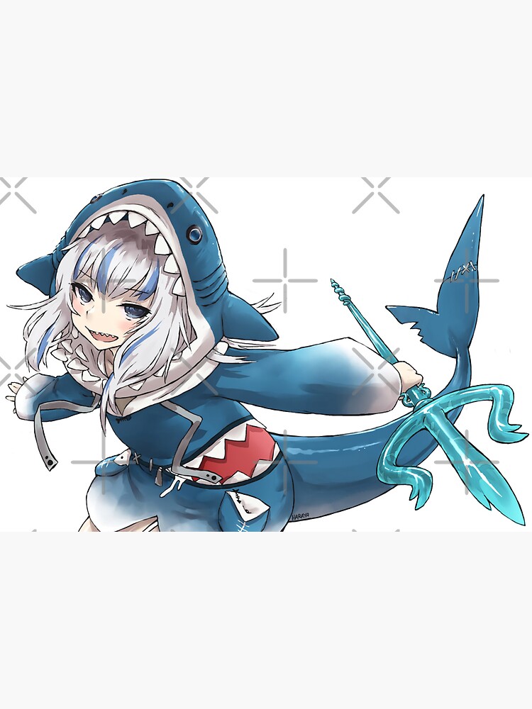 "gawr gura" Sticker by harayamanawari Redbubble