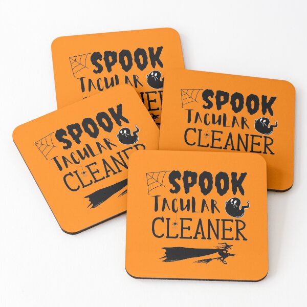 Item preview, Spooktacular Cleaner Halloween Witch Broom Cleaning Lady Fun designed and sold by SavvyCleaner.