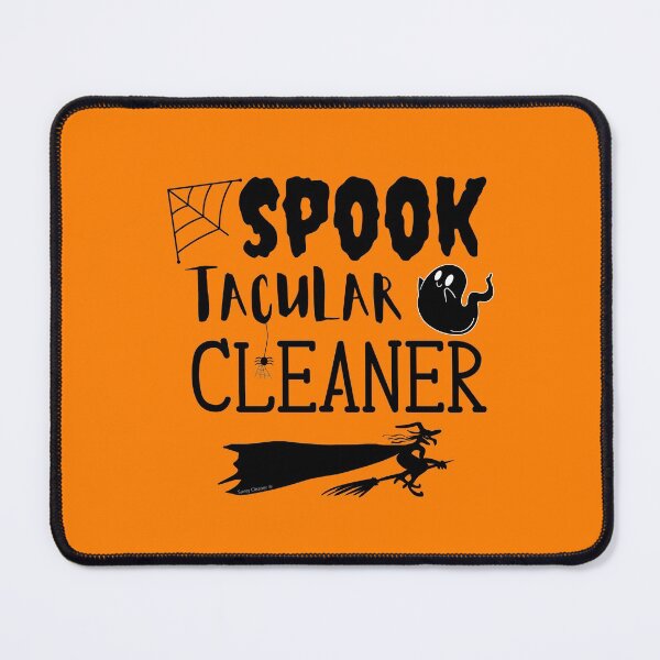 Item preview, Spooktacular Cleaner Halloween Witch Broom Cleaning Lady Fun designed and sold by SavvyCleaner.