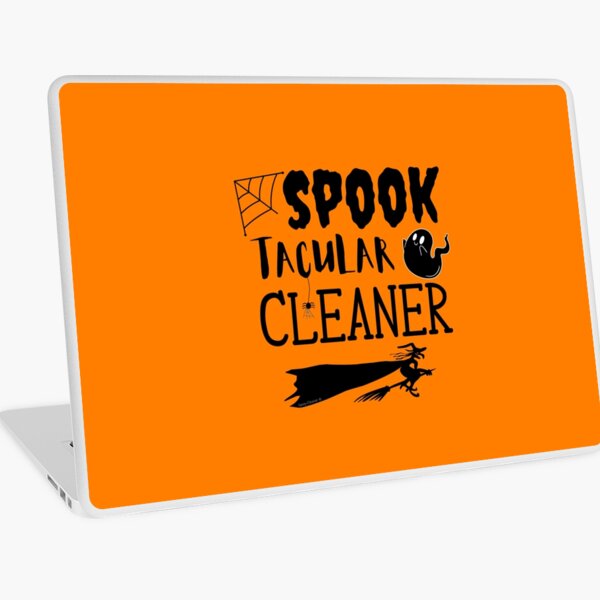 Item preview, Spooktacular Cleaner Halloween Witch Broom Cleaning Lady Fun designed and sold by SavvyCleaner.