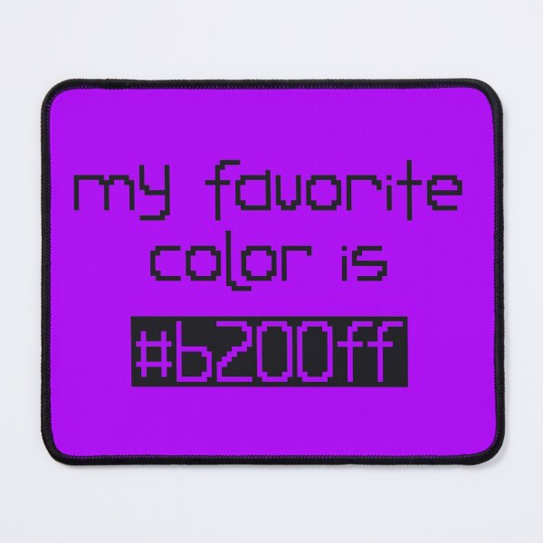 Item preview, My Favorite Color Is #b200ff designed and sold by rin3d .