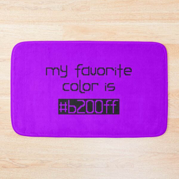 Item preview, My Favorite Color Is #b200ff designed and sold by rin3d .