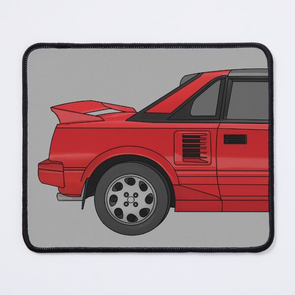 Item preview, Toyota MR2 MK1 red digital art designed and sold by Milanicole.
