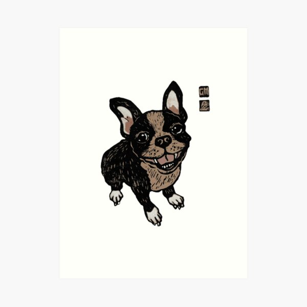 French Bulldog in other colours Art Print