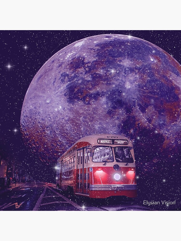 Thumbnail 5 of 5, Coasters (Set of 4), Train In Space designed and sold by RiddhiShah.