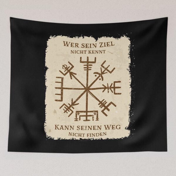 Item preview, Vegvisir - Vikings - Who does not know his destination, designed and sold by Shirt-Designs.
