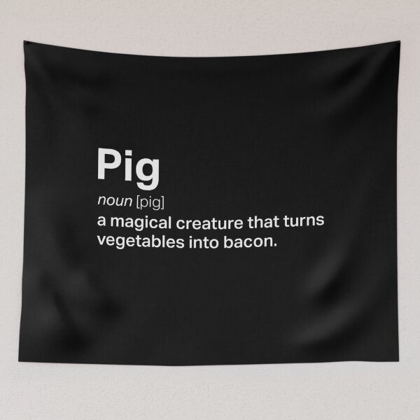 Item preview, Funny Pig Definition designed and sold by DeadRight.