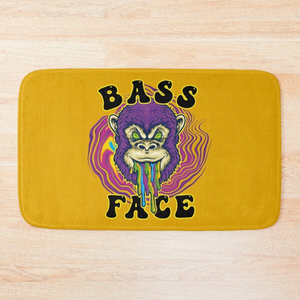 Item preview, Bass Face Rainbow Psychedelic Monkey - Orange designed and sold by NoMatterLab.