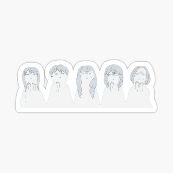Spooked Girls Sticker