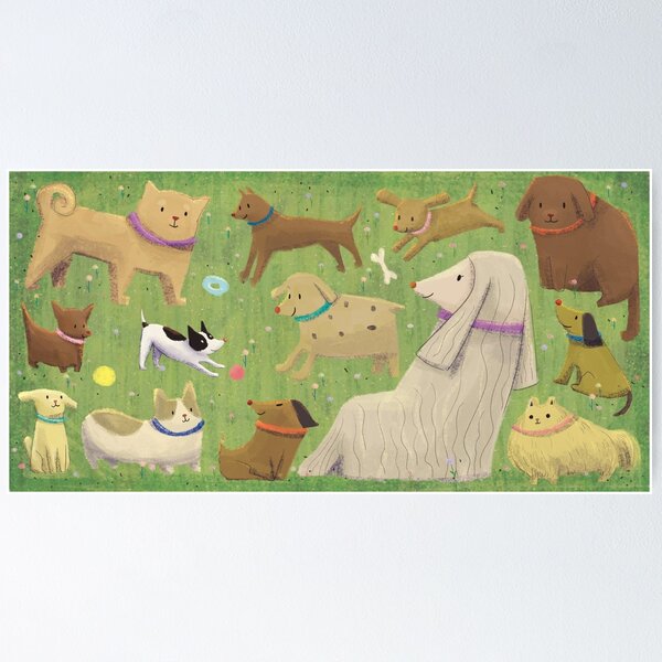 Aperçu de l'œuvre Parc à chien créée et vendue par artofmiya.