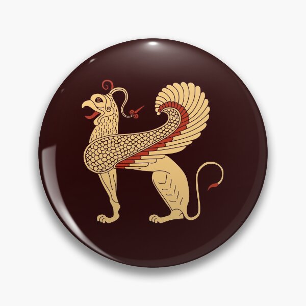 Item preview, Ancient Greek Mythological Beast Griffin designed and sold by Happy Puppy Print On Demand.