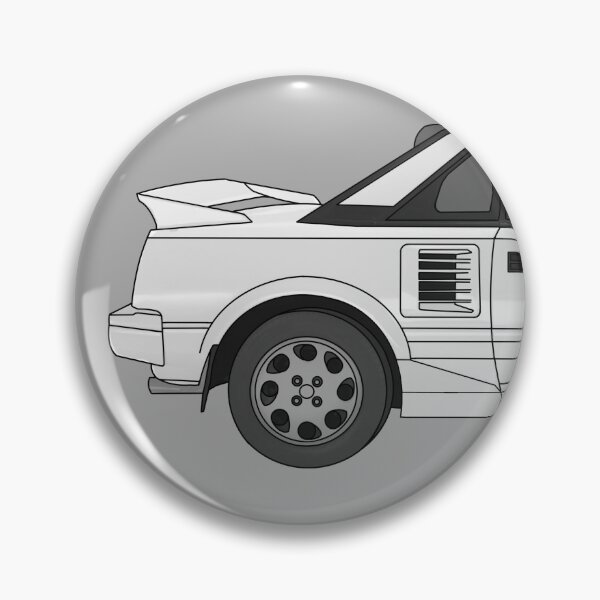 Item preview, Toyota MR2 MK1 white digital art designed and sold by Milanicole.