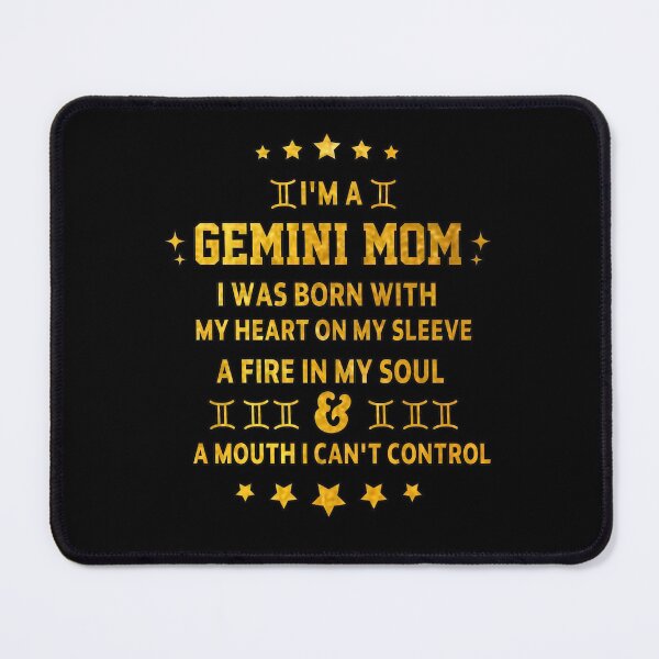 Item preview, gold Gemini Mom Zodiac Sign gift omniscience Birthday Gift, for mom funny sarcastic saying offended Horoscope Meme for Best Friend bf gf designed and sold by joygift369.