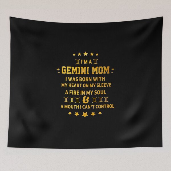 Item preview, gold Gemini Mom Zodiac Sign gift omniscience  Birthday Gift, for mom funny sarcastic saying offended Horoscope Meme for Best Friend bf gf designed and sold by joygift369.