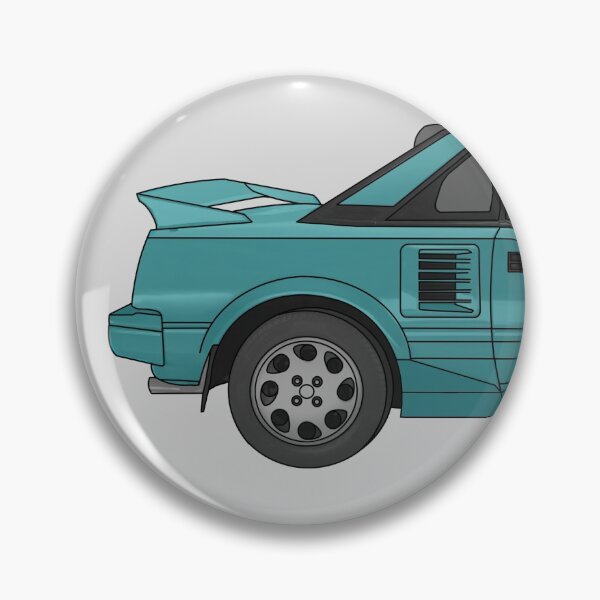 Item preview, Toyota MR2 MK1 blue digital art designed and sold by Milanicole.