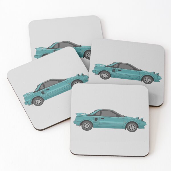 Item preview, Toyota MR2 MK1 blue digital art designed and sold by Milanicole.