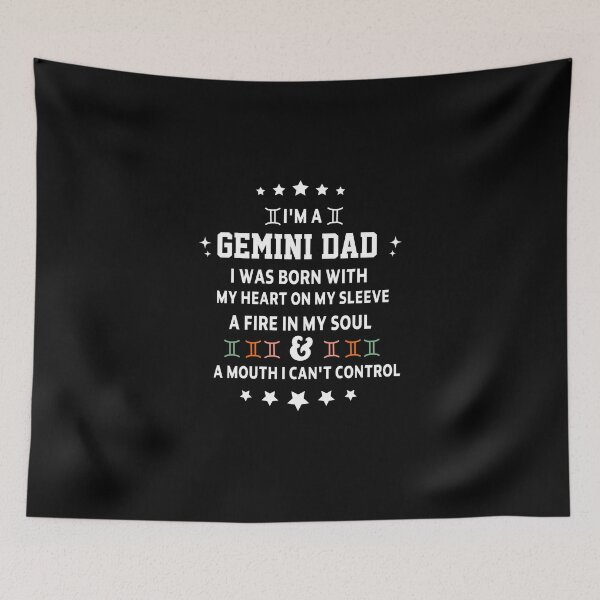 Item preview, Gemini dad Zodiac Sign gift omniscience  Birthday Gift, for dad funny sarcastic saying offended Horoscope Meme for Best Friend bf gf designed and sold by joygift369.