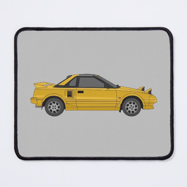 Item preview, Toyota MR2 MK1 yellow digital art designed and sold by Milanicole.