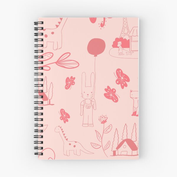 Item preview, Pink and red floral forest pattern designed and sold by Bosquecitoxcape.
