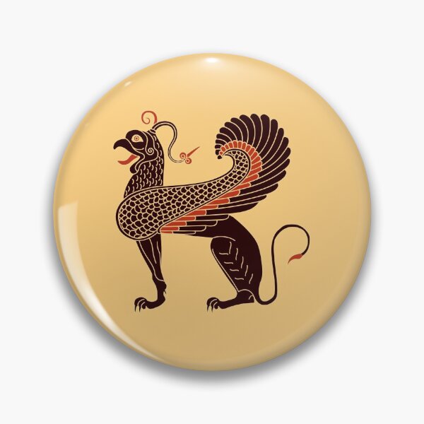 Item preview, Ancient Greek Mythological Beast Griffin designed and sold by Happy Puppy Print On Demand.