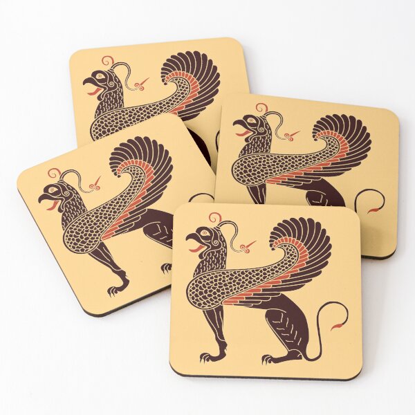 Item preview, Ancient Greek Mythological Beast Griffin designed and sold by Happy Puppy Print On Demand.