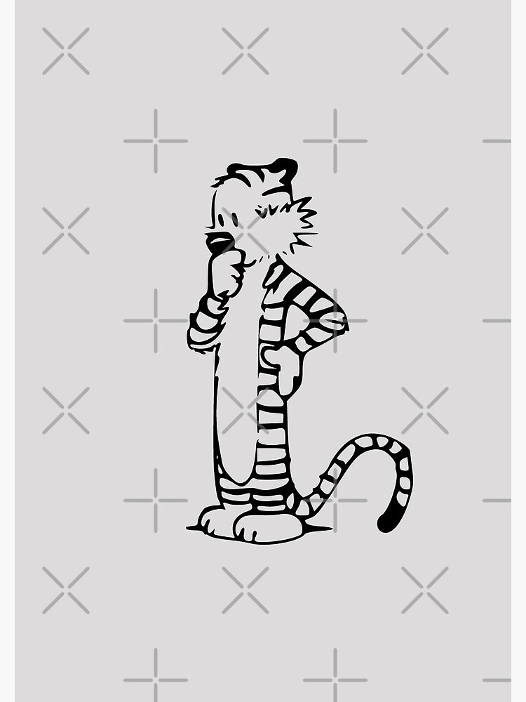 Calvin And Hobbes Hobbes Spiral Notebook For Sale By Flowdesigns Redbubble 