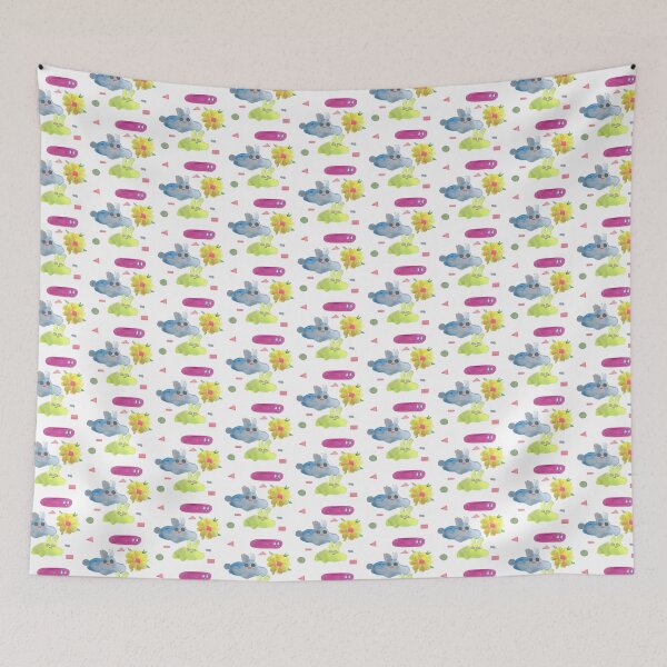 Item preview, Abstract amoeba blob cute cartoon friends sailing through life designed and sold by super_shimizu.