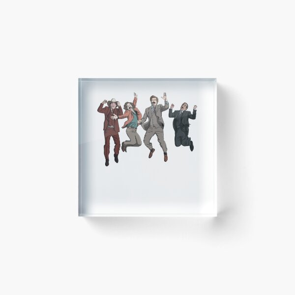 Item preview, Day Gifts Ron Burgundy Anchorman Crew Jumping Cute Gifts designed and sold by ZackOKon.
