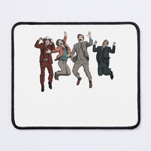 Item preview, Day Gifts Ron Burgundy Anchorman Crew Jumping Cute Gifts designed and sold by ZackOKon.